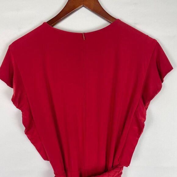 Misa Los Angeles Revolve Irina Wrap Maxi Braided Tie Ruffle Sleeve Dress S - Picture 5 of 8